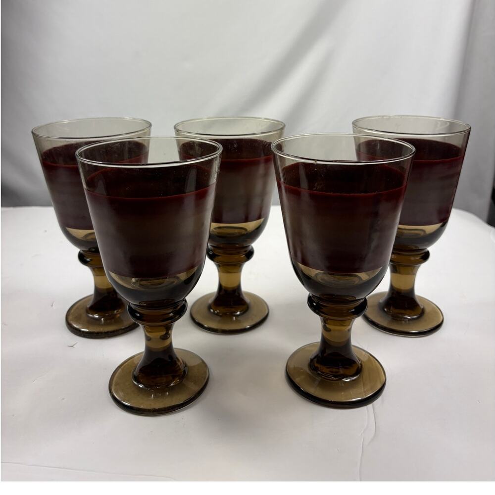 Set of 5 Wine goblets